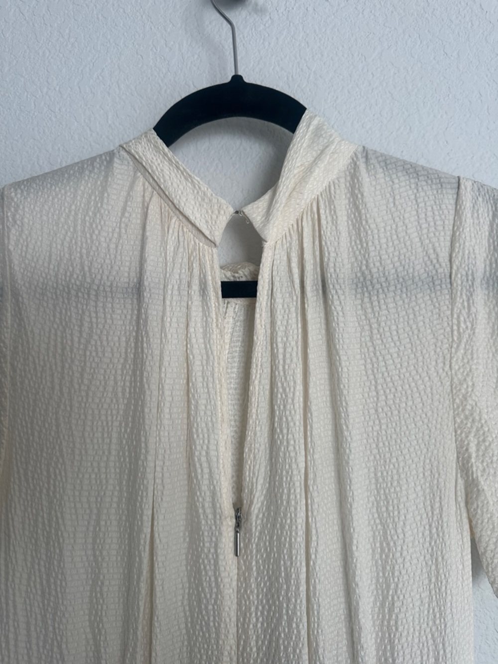 Rebecca Taylor petal sleeve silk and Tweed dress 4 - Picture 11 of 11